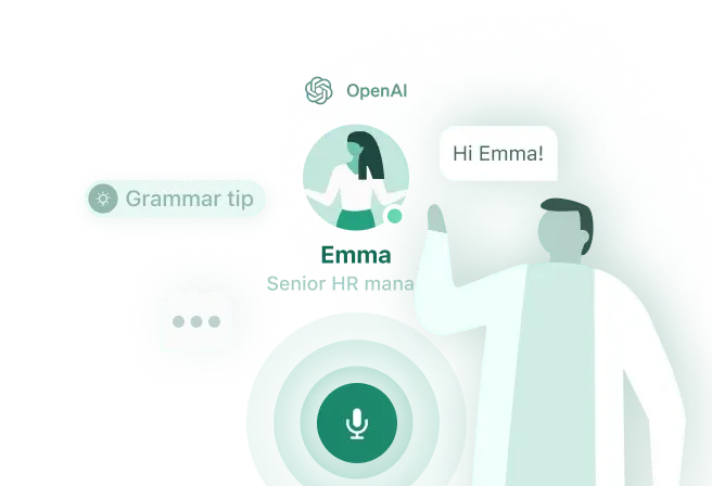 AI Conversation Lessons: chatbot interactions for practicing realistic conversations