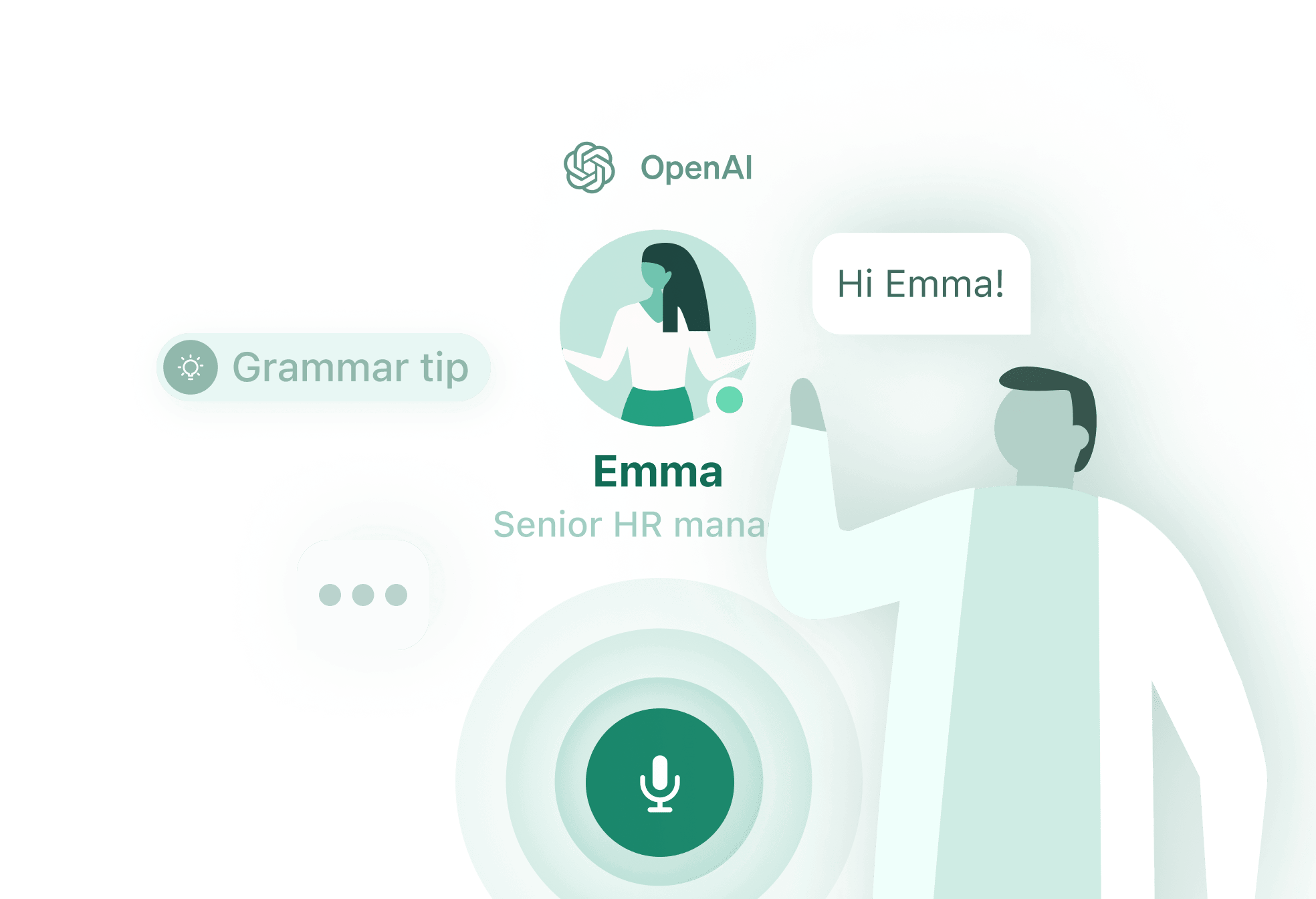 AI Conversation Lessons: chatbot interactions for practicing realistic conversations